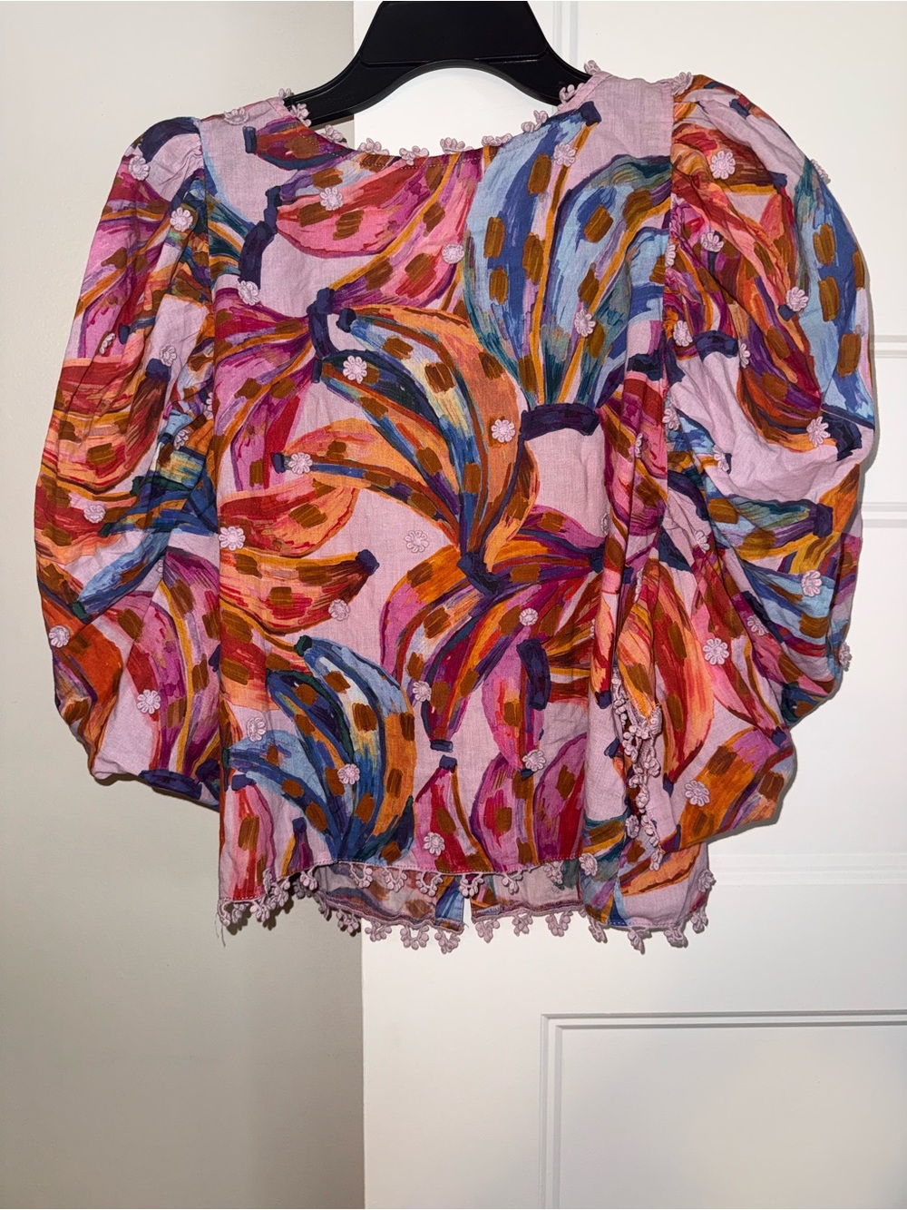 Farm Rio Puff Sleeve Blouse - Picture 6 of 8